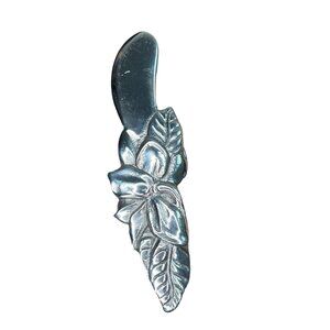 Vintage Arthur Court 7” Pewter Floral Butter Knife 2013